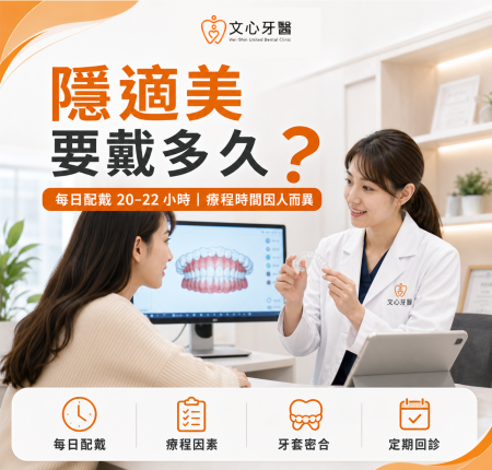 台南隱適美要戴多久？療程時間、每日配戴時數與影響因素整理